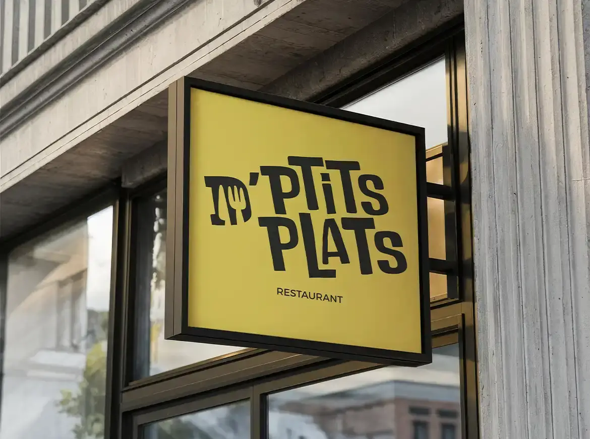 création logo restaurnt d'ptis plats