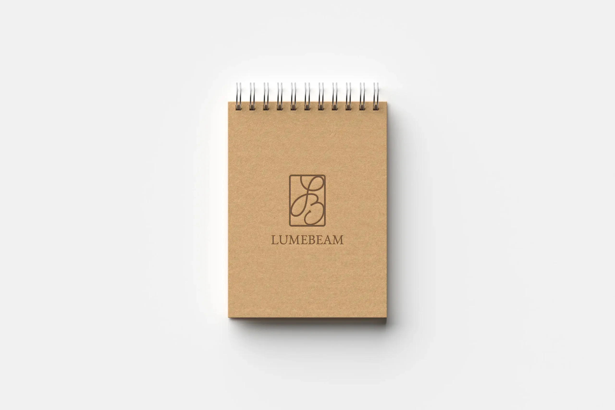 carnet avec logo lumebeam