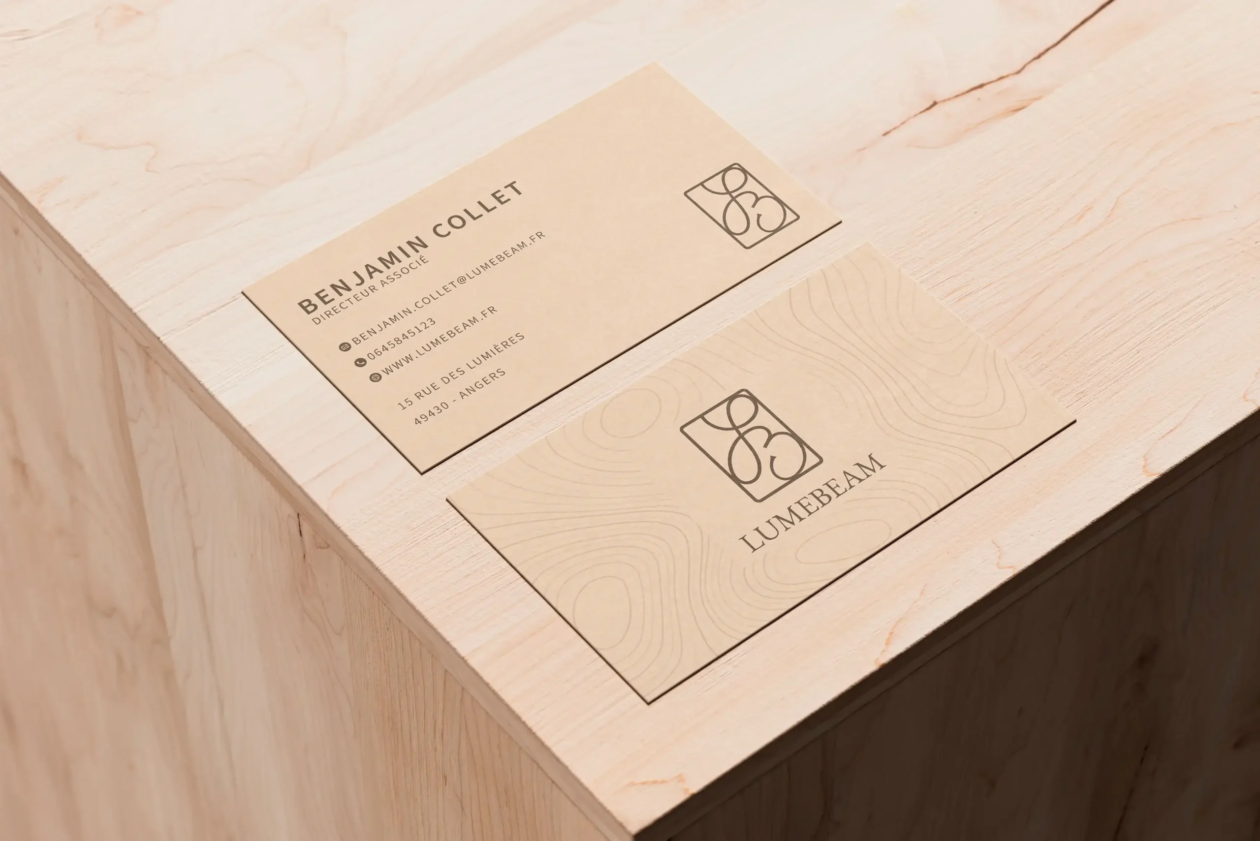 carte de visite lumebeam