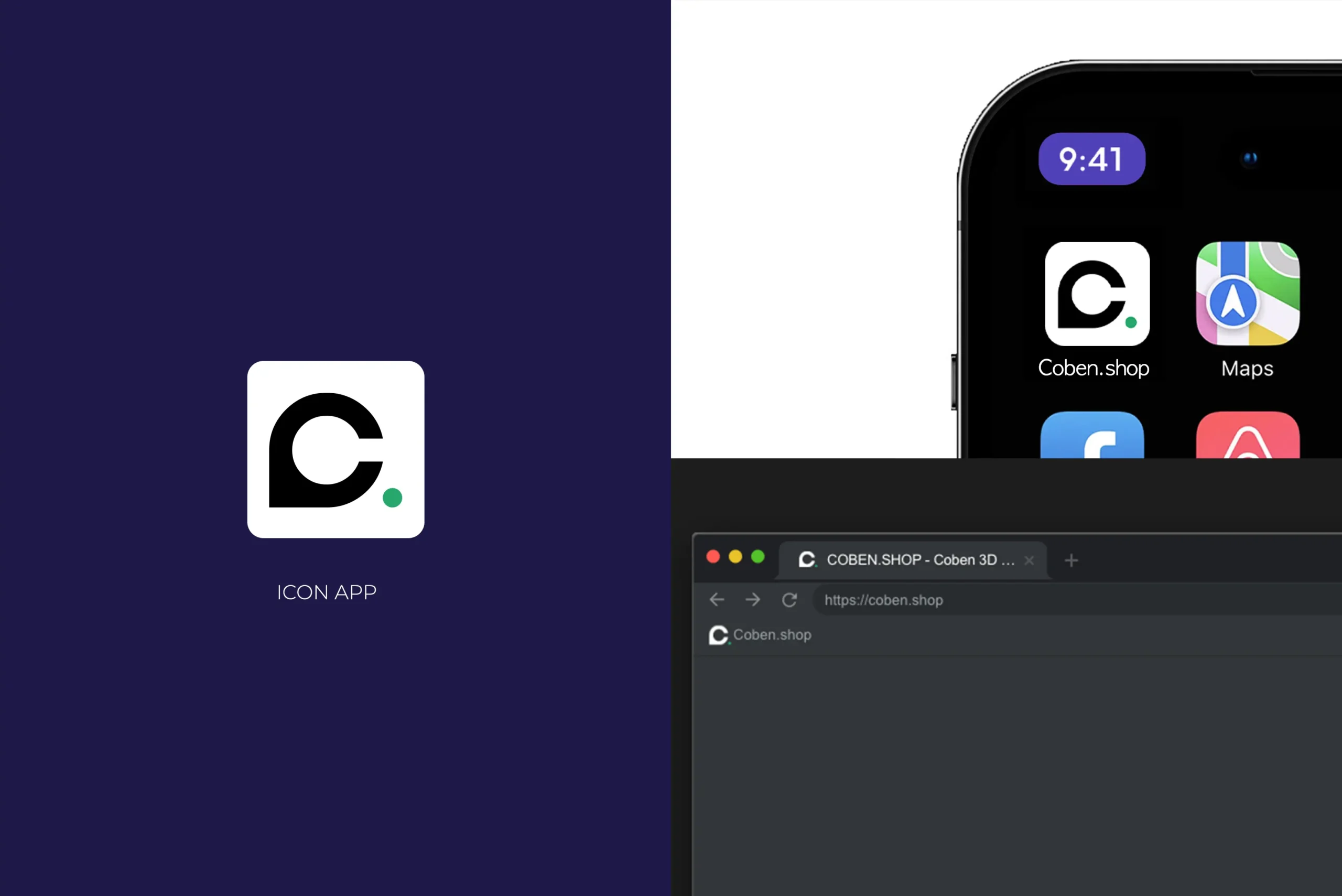 logo application coben.shop
