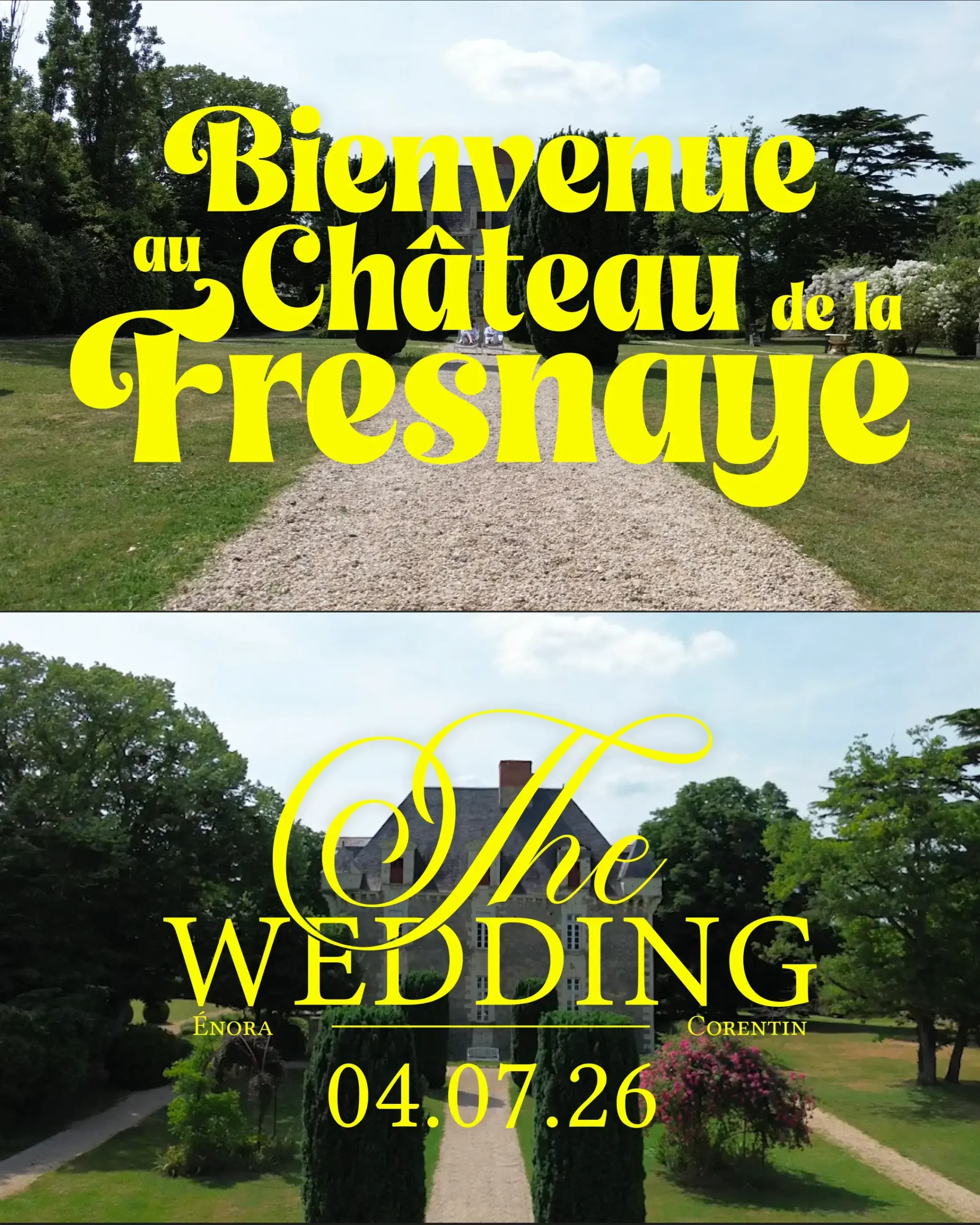 titrage video mariage énora Corentin